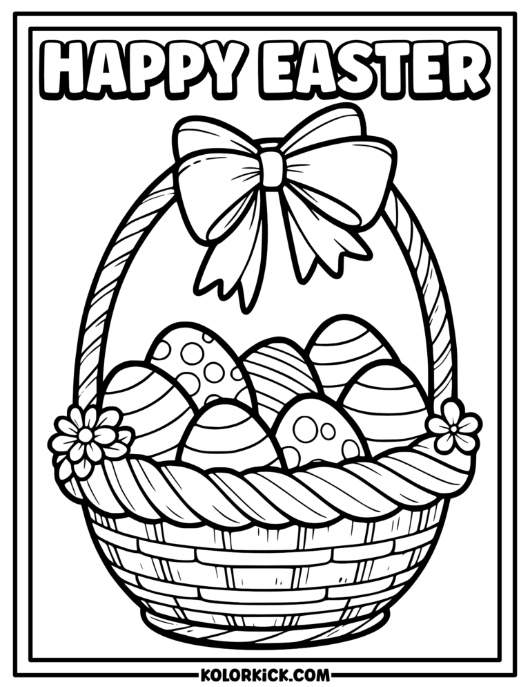 Easter Coloring Pages - Free Downloadable PDFs