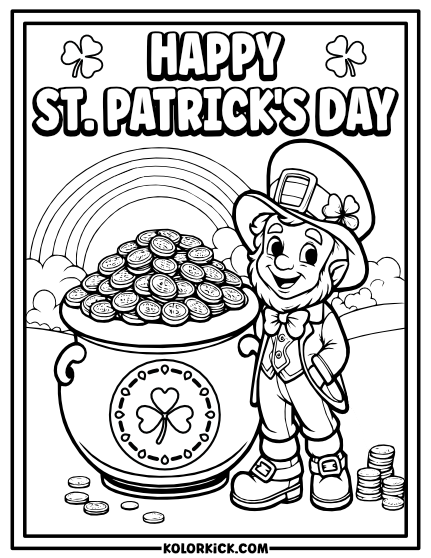 St. Patrick’s Day Coloring Pages