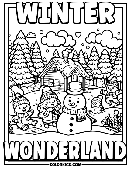 Winter Coloring Pages