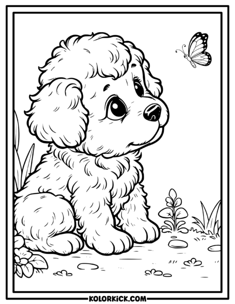 Cute Puppy Dog Coloring Pages - (100% Free Printable PDFs)