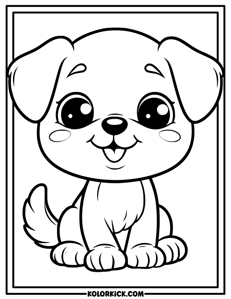 Cute Puppy Dog Coloring Pages - (100% Free Printable PDFs)