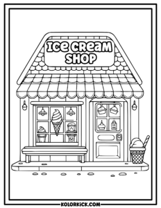 Ice Cream Coloring Pages - (100% Free Printable PDFs)