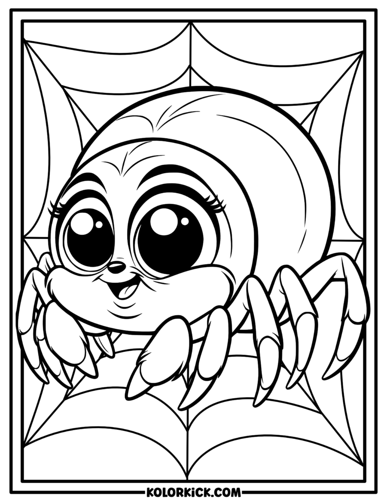 Spider Insect Coloring Page