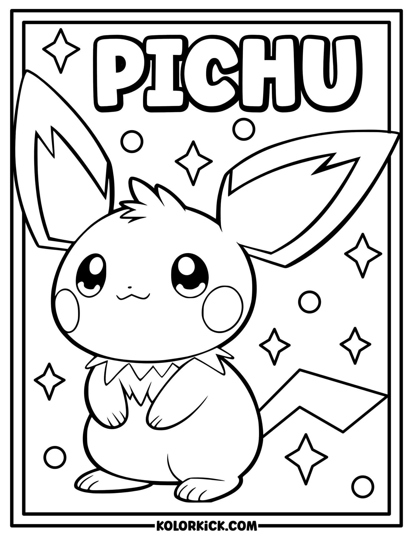 Cute Pokemon Coloring Pages - (100% Free Printable PDFs)