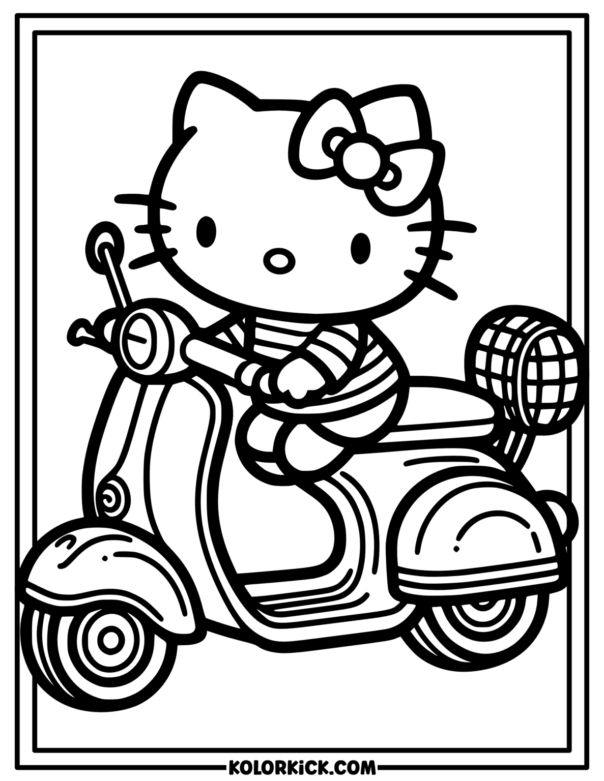 Hello Kitty Coloring Pages - 75 Free Printable PDFs